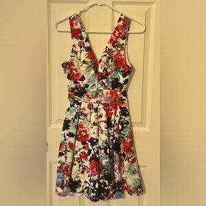Haute Monde Colorful Floral Dress